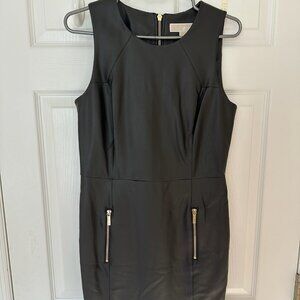 Michael Kors Designer Leather Dress - Size 6 - Luxe and Elegant